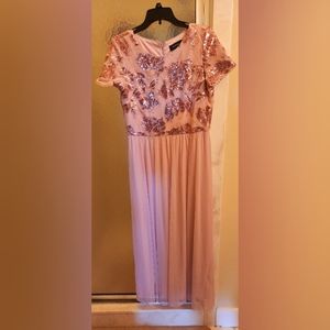 R & M Richard's Sequin Maxi Dress